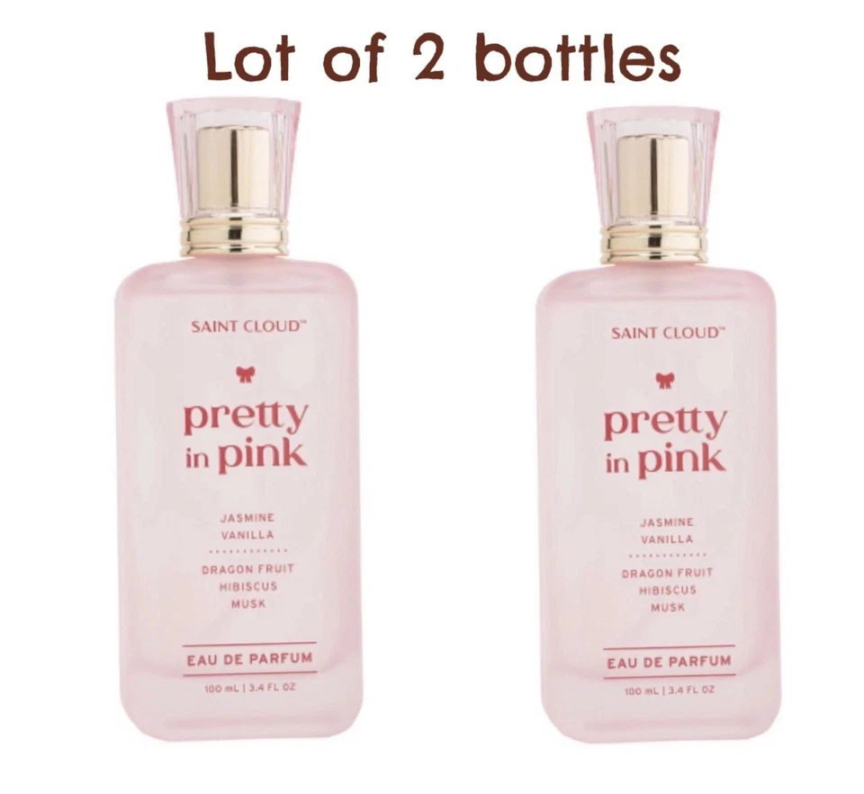 Lote de 2 Botellas de Perfumes Saint Cloud Bonitos en Rosa EDP Spray 3.4 Oz. Foto 1 de 1