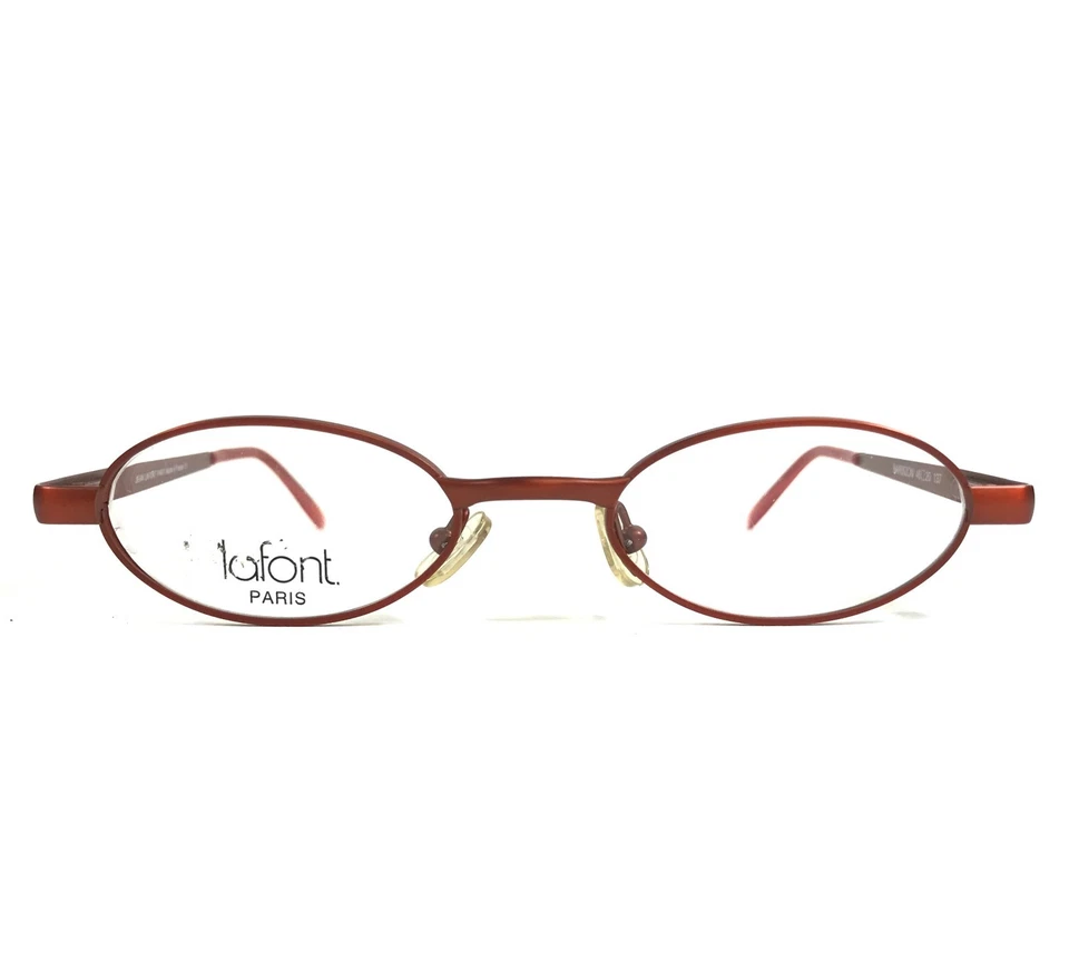 Jean Lafont Eyeglasses Frames BARBIZON M945 Matte Orange Wire Rim 46-20-137 - Image 1 of 4