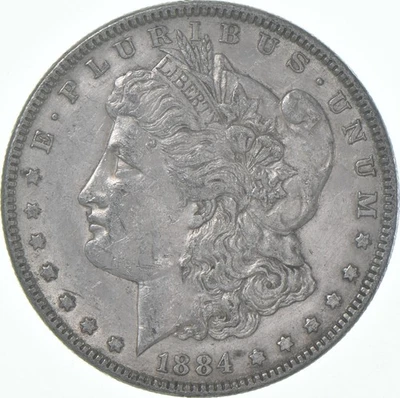 Dólar de plata Morgan XF 1884 (P) (1 moneda) Foto 1 de 4