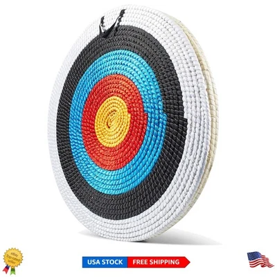 Alvo de arco e flecha de palha feito à mão requintado para arcos curvos e compostos - 20" - Imagem 1 de 4