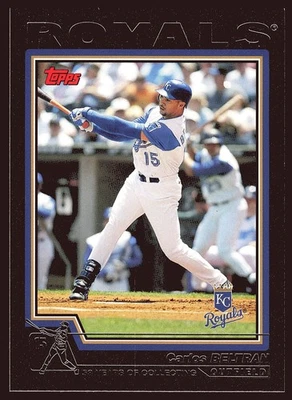 Carlos Beltrán Kansas City Royals 2004 Topps negro #516 SN/53 Foto 1 de 2