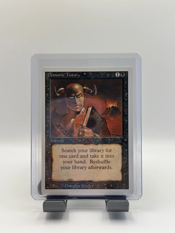 MTG, Demonic Tutor NEAR MINT Revised Edition Regular - Image 1 of 1