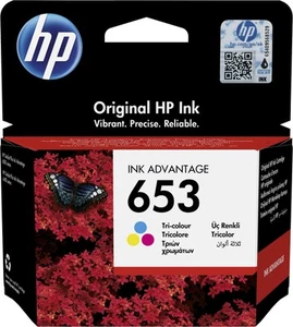 HP Cartouche d’encre Ink Advantage trois couleurs 653 authentique - Afbeelding 1 van 9