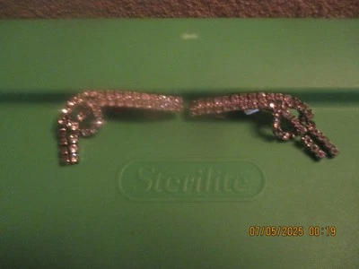 MUSI Vintage Crystal Clear Shoe Clips - Image 1 of 4