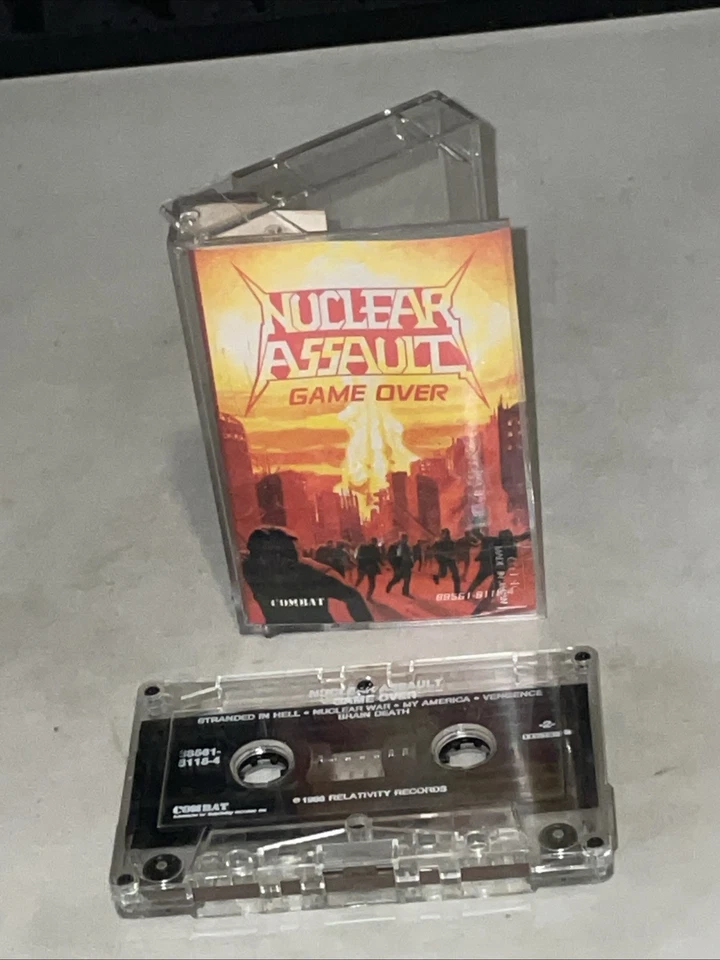 NUCLEAR ASSAULT Game Over; Cassette 1986 Combat Relativity - Image 1 of 1