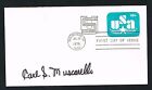 Carl Muscarello signiertes Autogramm First Day Cover VJ Day Sailor Kissing Nurse
