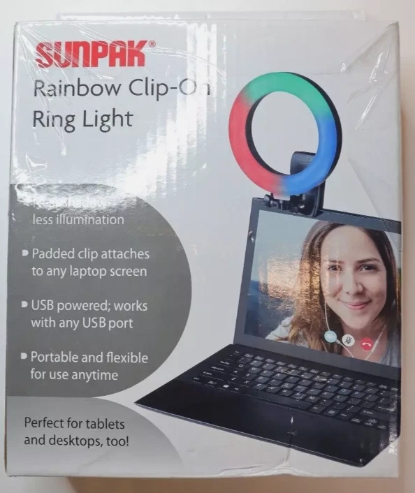 Sunpak - Rainbow Ring Light with Adjustable Clip Mount - Image 1 of 4