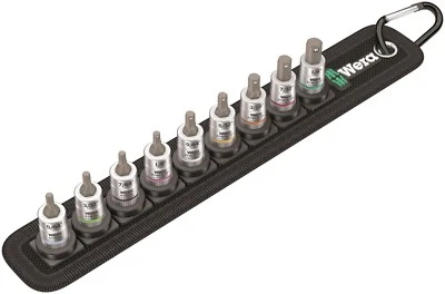 Wera 8740 Belt A Zyklop Hex-In-Plus Socket Set 1/4" Drive Imperial 05003884001 - Image 1 of 4