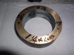 MESSINGBUCHSE 1 STCK. 4 1/2 OD. X 3 1/8" + Ausweis 1 1/4" + LANGE 83 MESSING SCHLAUCHBUCHSE - Bild 1 von 3