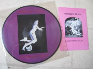 CHRISTIAN DEATH "CATASTROPHE BALLET" VINTAGE PICTURE DISC LP w/BOOKLET NEW/MINT - Picture 1 of 4