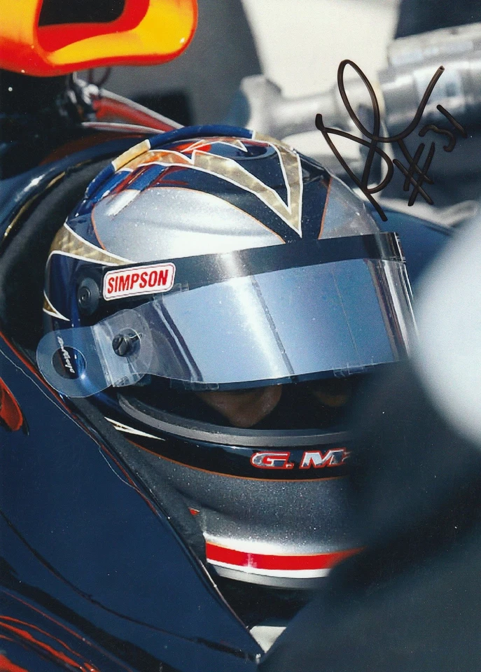 GEORGE MACK - ORIG SIGNED PHOTO: FORMER INDYCAR-DRIVER - INDY 500 - Image 1 of 1