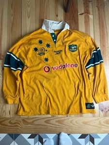 Vintage Reebok Wallabies Rugby Shirt XL | 100 Years Anniversary Edition Vodafone - Bild 1 von 9