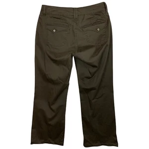 JAG Jeans 12 Elastizados Marrón Bota Tiro Medio Pantalones Pierna Ancha Solapa Bolsillo Chino - Imagen 1 de 12