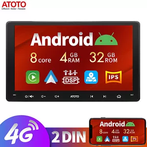 Radio de coche ATOTO S8MS 9 pulgadas Android ChatGPT GPS 4G LTE Wireless Carplay 4+32 GB - Imagen 1 de 9
