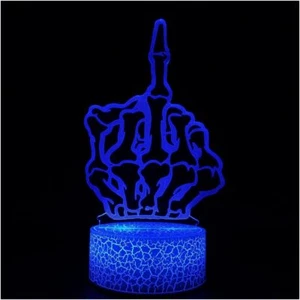 3D Optical Illusion Night Lights Visual Creative LED Desk Lamp Remote Control - Picture 1 of 7