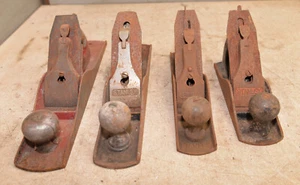 Stanley Bailey Plane 1 ea No 5, 5 1/2, 5 1/4 and #4 collectible restoration lot - Picture 1 of 16