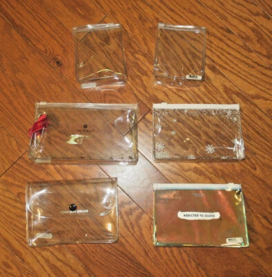 ❤️ VICTORIA'S SECRET ❤️ прозрачный макияж чехол красоты сумка губ блеск мешок косметический новый - Изображение 1 из 4