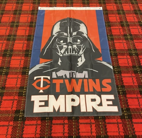 Brand New Minnesota Twins flag 5 foot by 3 foot Cover