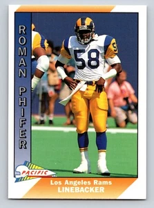 Roman Phifer 1991 Pacific #605 Los Angeles Rams RC - Picture 1 of 2
