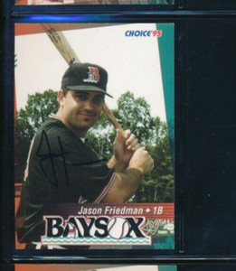1995 Choice #39 Jason Friedman Bowie Baysox Signed Autograph (DR3) SWSW6