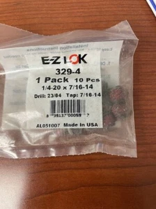 E-Z LOK 329-4 SACCHETTO DA 10 INSERTI FILO - Foto 1 di 1