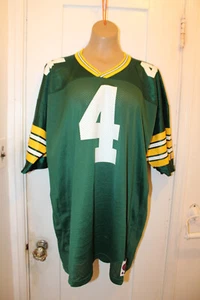 CHAMPION Green Bay Packers Brett Favre #4 Football Jersey Mens 48 Green VTG EUC - Picture 1 of 5