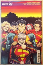 ACTION COMICS #1053 CVR G ELEONORA CARLINI INTERNATIONAL WOMENS DAY CARD STOCK