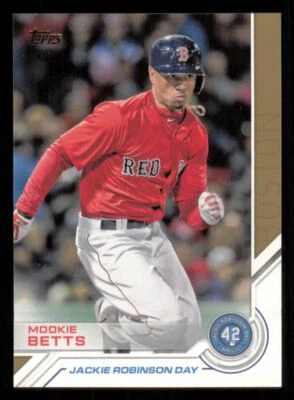 2017 Topps Jackie Robinson Day Mookie Betts Boston Red Sox #JRD-3 - Image 1 of 2