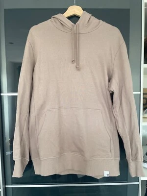 Adidas Hoody Hoodie Beige Light Brown Size Medium M Training Walking Activewear - Image 1 of 4