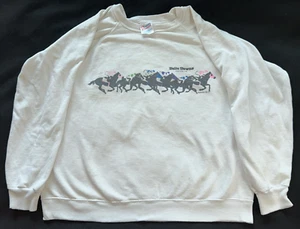 Vintage 1991 Delta Downs Race Track Vinton LA Crewneck Sweatshirt Size XL - Bild 1 von 10