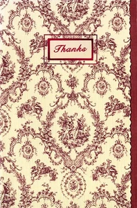 Elegant THANK YOU Card, Thanks You're Too Kind by American Greetings + Envelope - Picture 1 of 5