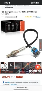 For Buick Century LeSabre Chevy Camaro Impala Downstream O2 02 Oxygen Sensor - Picture 1 of 6