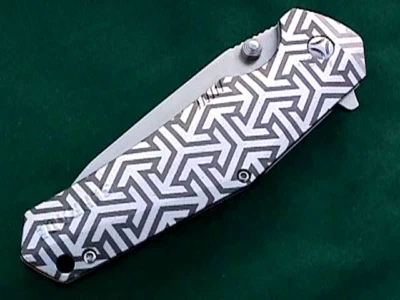 NAVAJA DE BOLSILLO PLEGABLE PERSONALIZADA SCHRADE 1 OFF EDC LINER LOCK SCH306 Foto 1 de 4