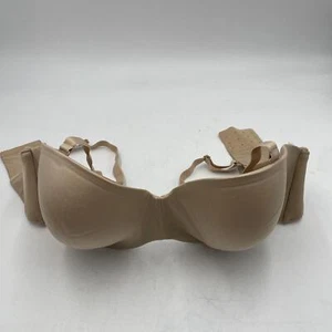Curvy Couture Plus Size Smooth Strapless Multi-Way Bra, Champagne Nude, 40D - Picture 1 of 3