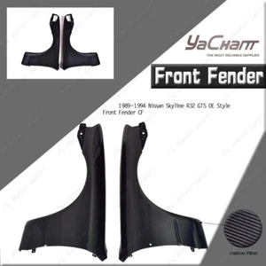 CARBON Auto OE-Style Front Fender Flare Kit For 1989-1994 Nissan Skyline R32 GTS - Picture 1 of 21