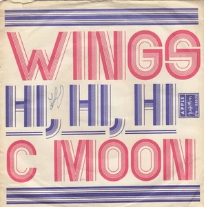 WINGS HI HI HI / C MOON PAUL MCCARTNEY 1973 RECORD YUGOSLAVIA 7" PS THE BEATLES - Picture 1 of 4