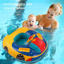 Baby Swim Ring With Handle Underarm Infant Float Seat Boat Pool Inflatable Toy