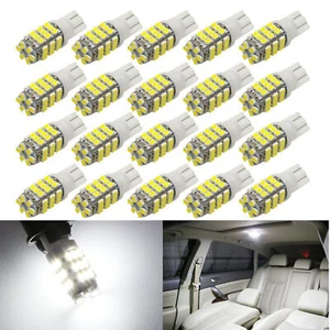20X T10 194 168 W5W 2825 LED Bulbs License Plate Lights Car Interior 6000K White - Picture 1 of 8