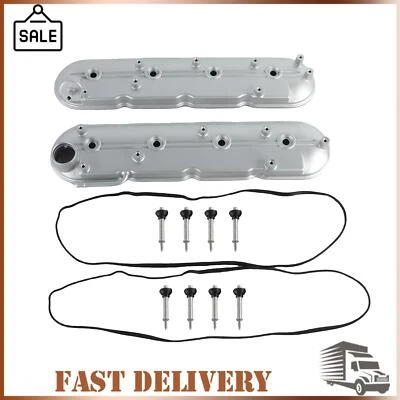Juego de 2 piezas de cubierta de válvula para Chevy Corvette Silverado GMC Sierra Cadillac 2009-19 V8 Foto 1 de 4
