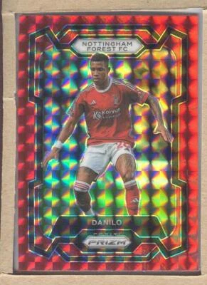 Danilo 240 2023-24 Prizm Premier League Red Mosaic Prizm - Image 1 of 2