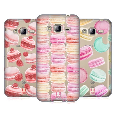 HEAD CASE DESIGNS MACARON MACAROON PRINTS SOFT GEL CASE FOR SAMSUNG PHONES 3 - Image 1 of 4