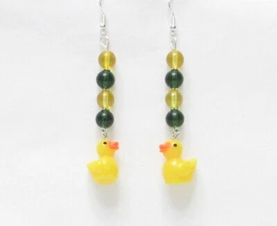 NCAA OREGON DUCKS EARRINGS-NEW--SO CUTE - Image 1 of 2