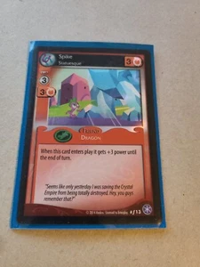 My Little Pony Collectible Card Game - Spike, Statuesque - FOIL #f13 - Picture 1 of 11