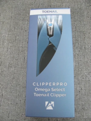 Cortaúñas Azul Azure Clipperpro Omega Select Toe -CP-SEL-TOE-BLU Nueva Caja Abierta Foto 1 de 4