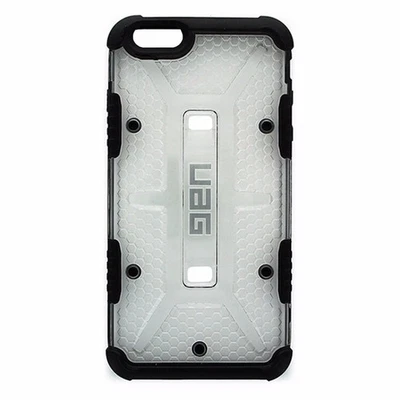 Custodia Urban Armor Gear Per Apple iPhone 6 Plus 6S Plus Trasparente E Nera - Immagine 1 di 2