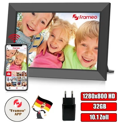 Frameo 10.1 Inch WiFi Digital Photo Frame 32GB 1280x800 HD IPS Touchscreen - Image 1 of 4