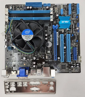 ASUS P8B75-M CSM LGA1155 MicroATX Motherboard Tested Working - Image 1 of 4