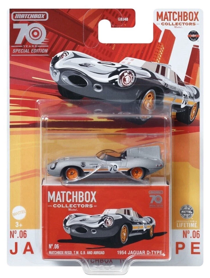 MATCHBOX 1954 JAGUAR TIPO D MATCHBOX COLECCIONISTAS 70 Foto 1 de 1