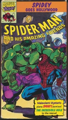 Spider-Man & Amazing Friends 3 Spidey Goes Hollywood (VHS, 1992, Marvel) Used - Image 1 of 3