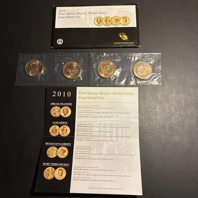 2010 United States First Spouse 4 Medal Set - Image 1 of 3